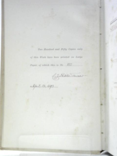 Shakespeare's Land Being A Description Of Central & Southern Warwickshire von C. J. Ribton-Turner