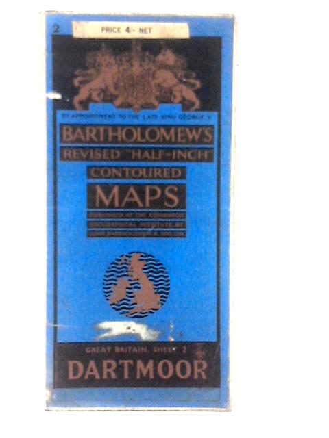 Bartholomew's Revised "Half-Inch" Contoured Maps - Great Britain, Sheet 2 Dartmoor By Anon
