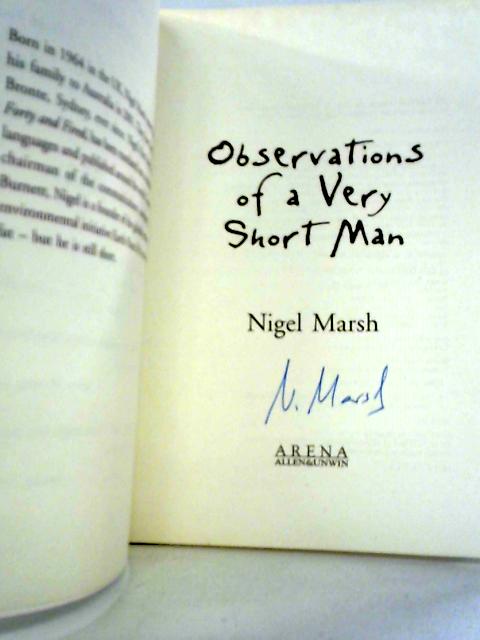Observations of a Very Short Man par Nigel Marsh