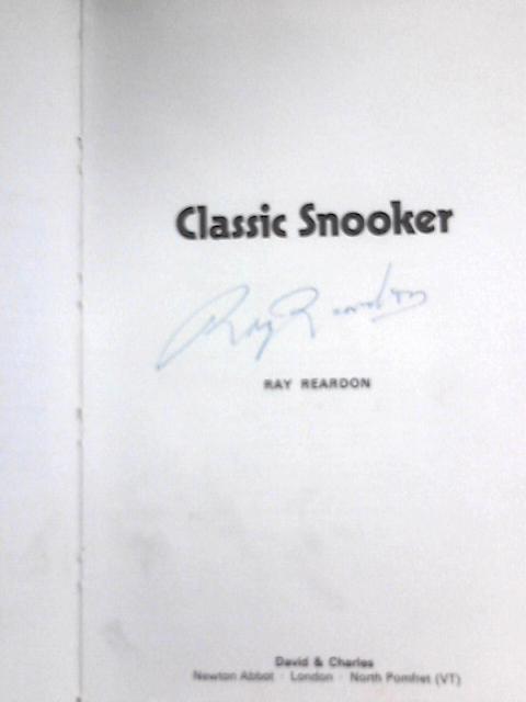 Classic Snooker By Ray Reardon