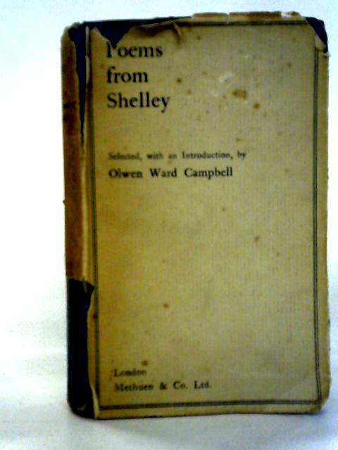 Poems from Shelley von Percy Bysshe Shelley