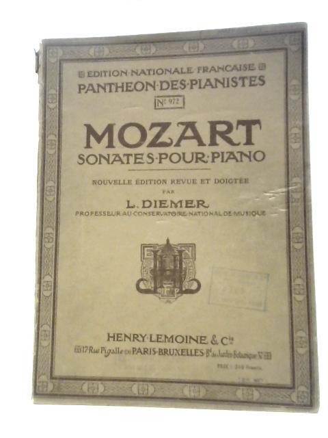 Mozart Sonates Pour Piano By L. Diemer