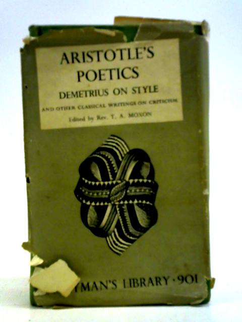 Poetics & On Style By Aristotle Demetrius