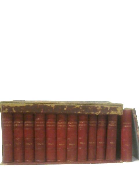 Miniature Poets: Poetical Works of Milton, Byron, Hood, Burns, Scott, Sheridan and Goldsmith (12 Vol set) By Various