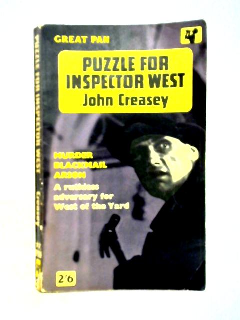 Puzzle For Inspector West By John Creasey