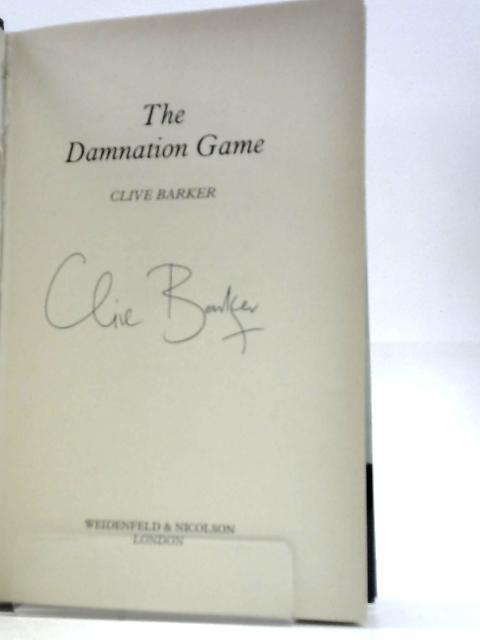 The Damnation Game By Clive Barker