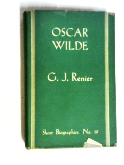 Oscar Wilde By G J Renier