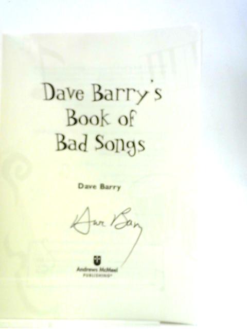 Dave Barry's Book of Bad Songs von Dave Barry