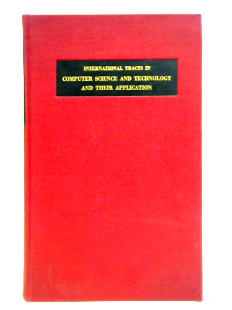 Annual Review in Automatic Programming Volume I By Richard Goodman