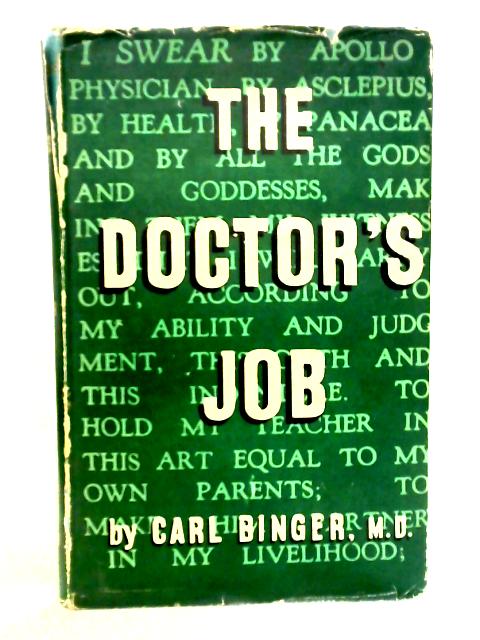 The Doctor's Job By Carl Binger