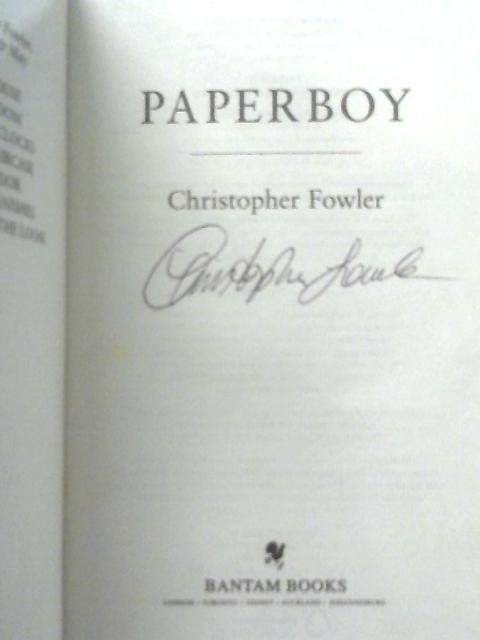 Paperboy By Christopher Fowler