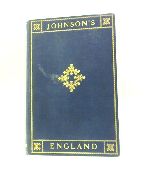 Johnson's England: An Account Of The Life And Manners Of His Age Vol.1 By Arthur Stanley Turberville (Ed.)