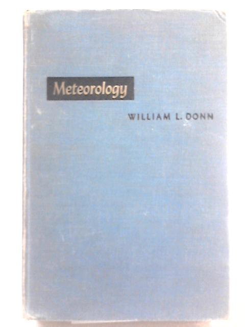 Meteorology: With Marine Applications von William L. Donn