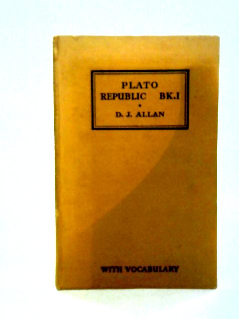 Plato : Republic Book 1 By Plato