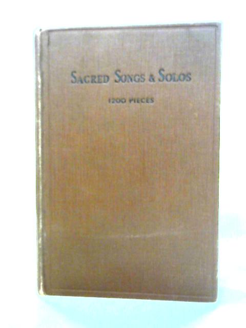 Sacred Songs and Solos By Ira D. Sankey
