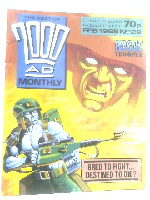The Best Of 2000 AD Monthly No. 29, February 1988 By Anon