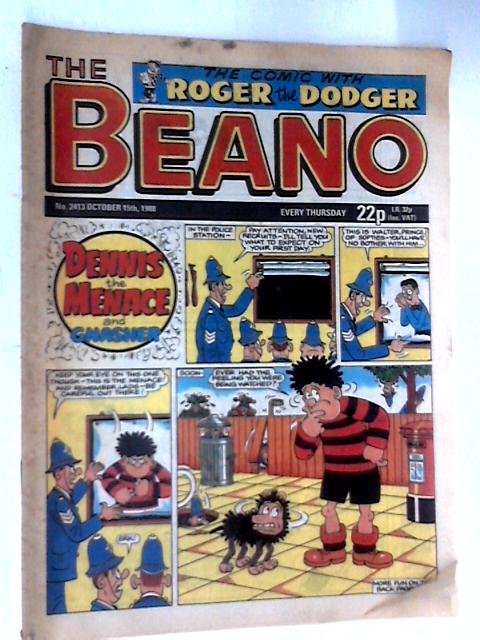 The Beano No 2413, October 15th, 1988 By Unstated
