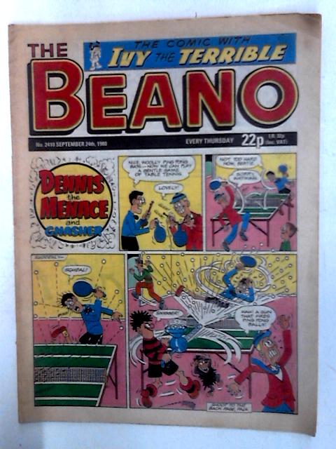 The Beano No 2410, September 24th, 1988 By Unstated