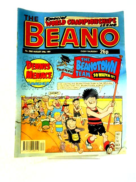The Beano No 2562, August 24th, 1991 By unstated