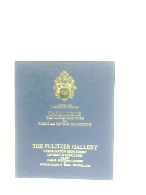 Catalogue Old Master Paintings for Public and Private Collections By Anon