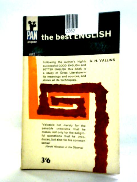 The Best English von G. H. Vallins