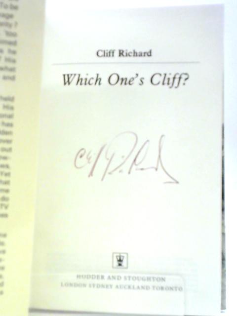 Which One's Cliff? - An Autobiography von Cliff Richard