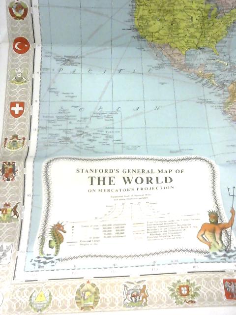 Stanford's General Map of the World on Mercator's Projection By Anon