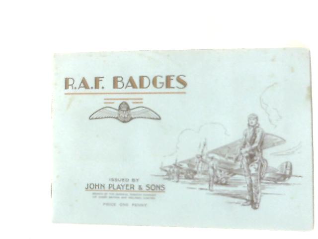 R.A.F. Badges Player's Cigarettes Card Album By Anon
