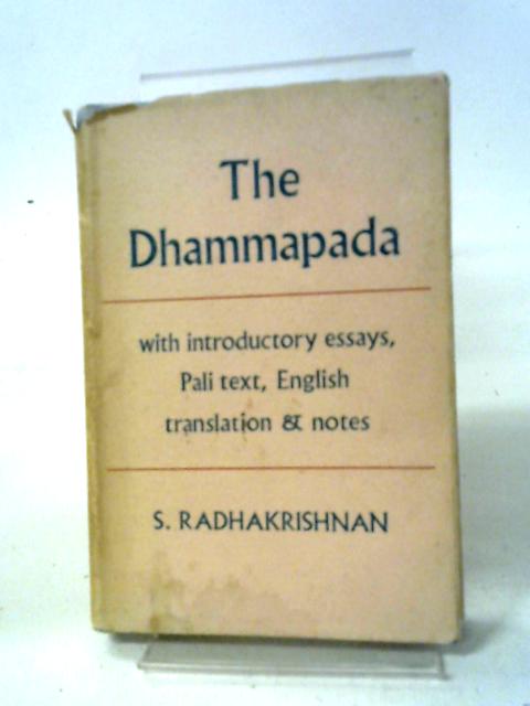 The Dhammapada By S. Radhakrishnan