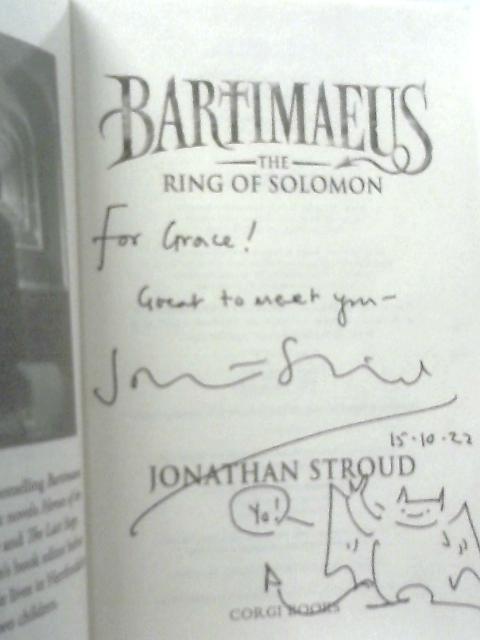 The Ring of Solomon (The Bartimaeus Sequence) By Stroud, Jonathan
