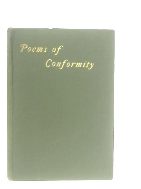 Poems of Conformity von Williams, Charles.