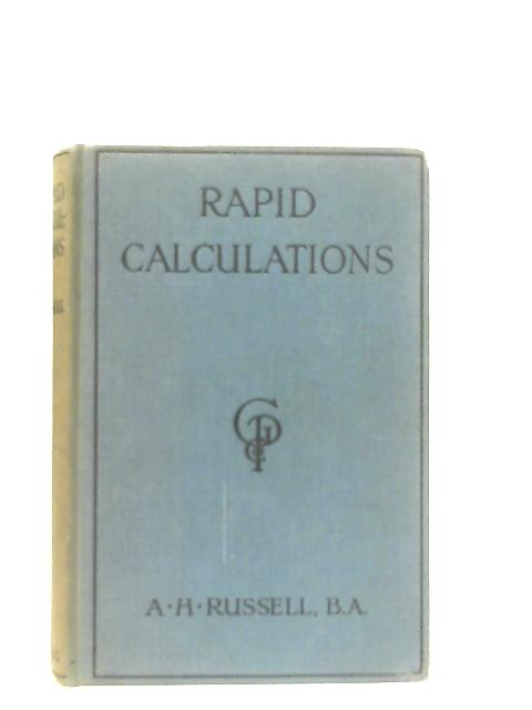 Rapid Calculations By A. H. Russell