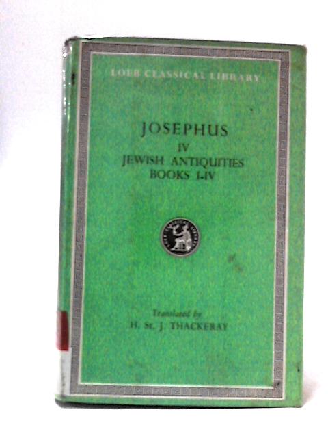 Jewish Antiquities, Books I-IV By Josephus