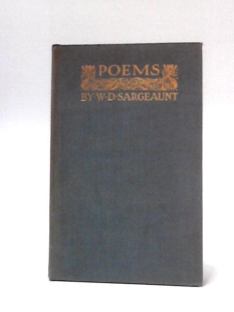 Poems By W. D. Sargeaunt