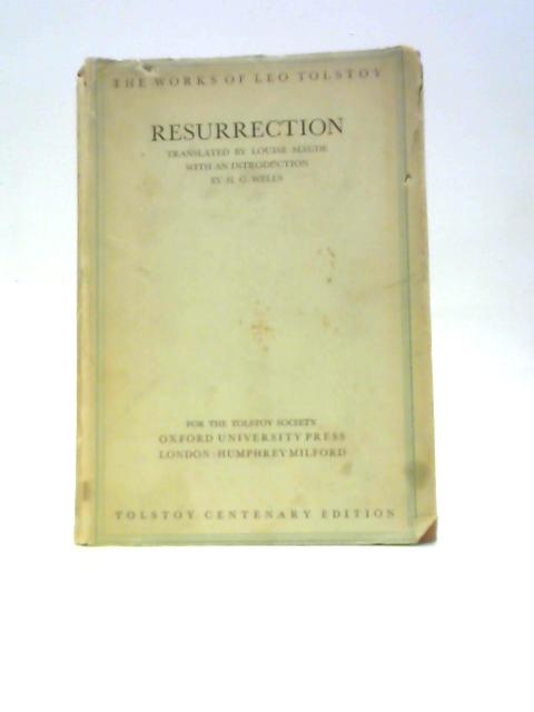 Resurrection By Leo Tolstoy