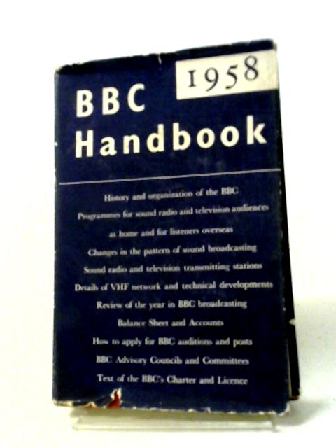 BBC Handbook 1958 By BBC