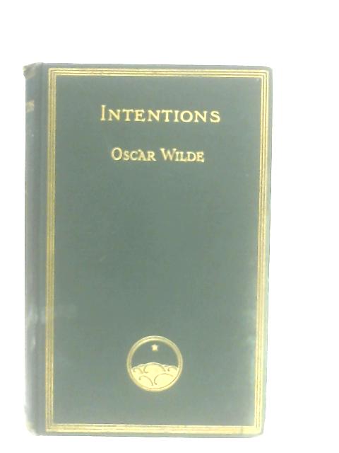 Intentions By Oscar Wilde