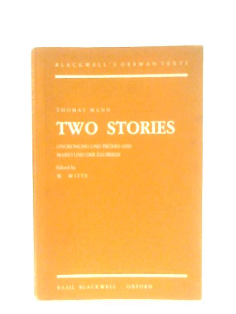 Two Stories By Thomas Mann