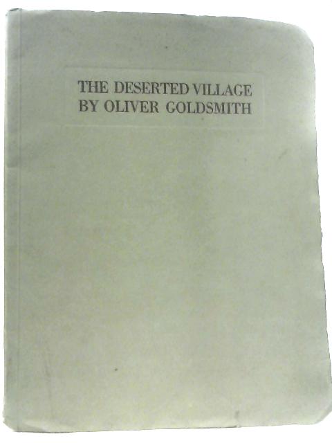 The Deserted Village By Oliver Goldsmith