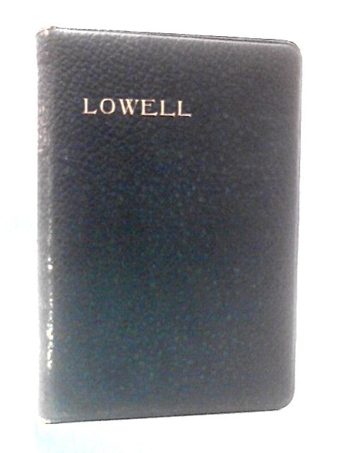 Poems of James Russell Lowell By James Russell Lowell