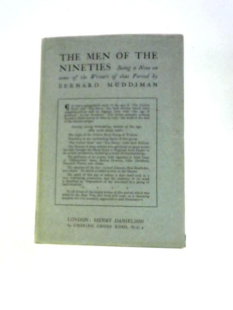 The Men of the Nineties By Bernard Muddiman