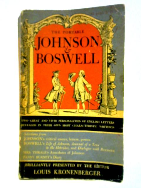 The Portable Johnson & Boswell By Louis Kronenberger (ed.)