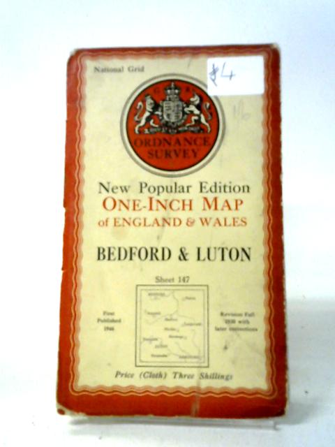 Ordnance Survey New Popular Edition One-Inch Map Of England & Wales Sheet 147 Bedford and Luton (New popular Edition) von Ordnance Survey