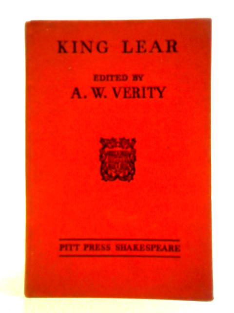 King Lear von William Shakespeare A. W. Verity