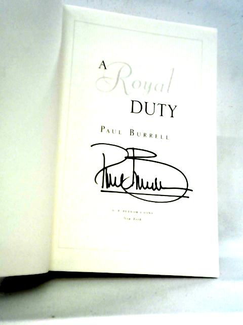 A Royal Duty By Paul Burrell