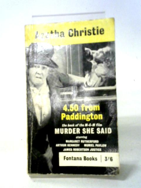 4.50 From Paddington By Agatha Christie