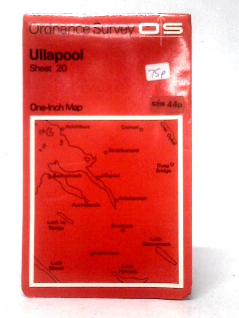 One-inch Map Ullapool, Sheet 20 (OS) By Ordnance Survey, Southampton