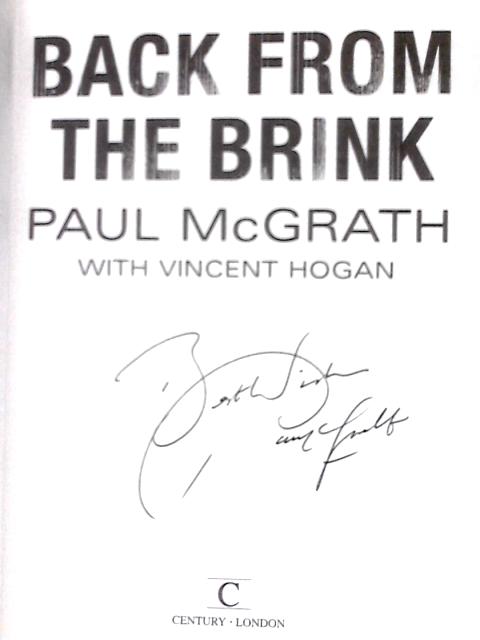 Back from the Brink By Paul Mcgrath