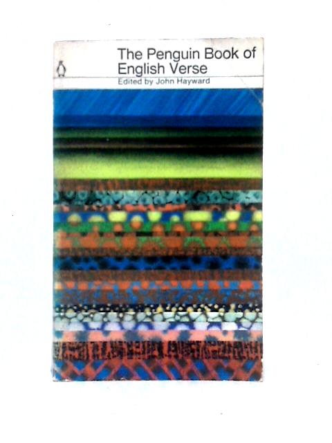 The Penguin Book of English Verse von John Hayward