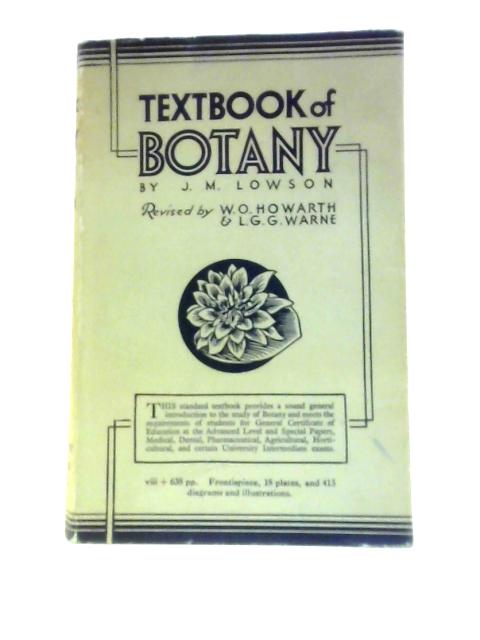 Textbook of Botany By J. M. Lowson